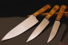 Кухонные ножи Набор кухонных ножей серии "Classic" Bohler N 690, рукоять карельская береза. 