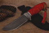Нож "Сайга 2" Bohler K 100, рукоять красная карельская береза. 