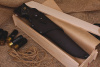 Нож "Тайга" Bohler K 340, карельская береза черная. 