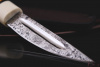 Северный нож малый кованая 95х18. Рукоять карельская береза.