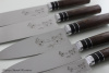 Набор кухонных ножей "Samurai" сталь 95х18. Рукоять дерево Венге.